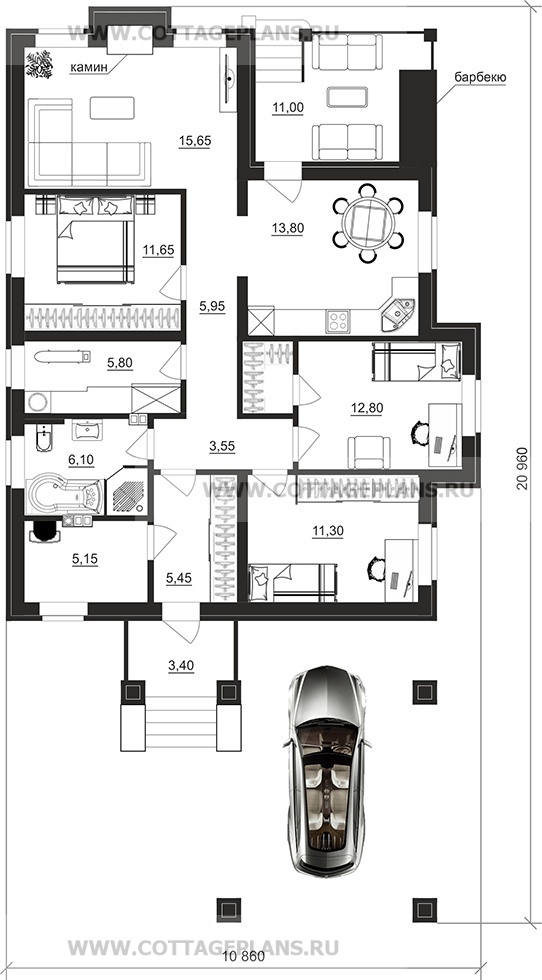 Поэтажные планы проект дома 900-18 общ. площадь 97,45 м2
