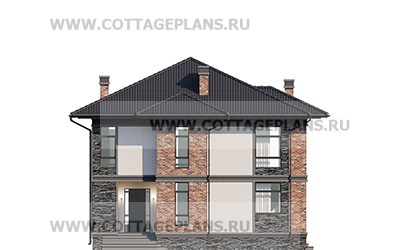 Фасады проект дома 104-53 общ. площадь 167,95 м2