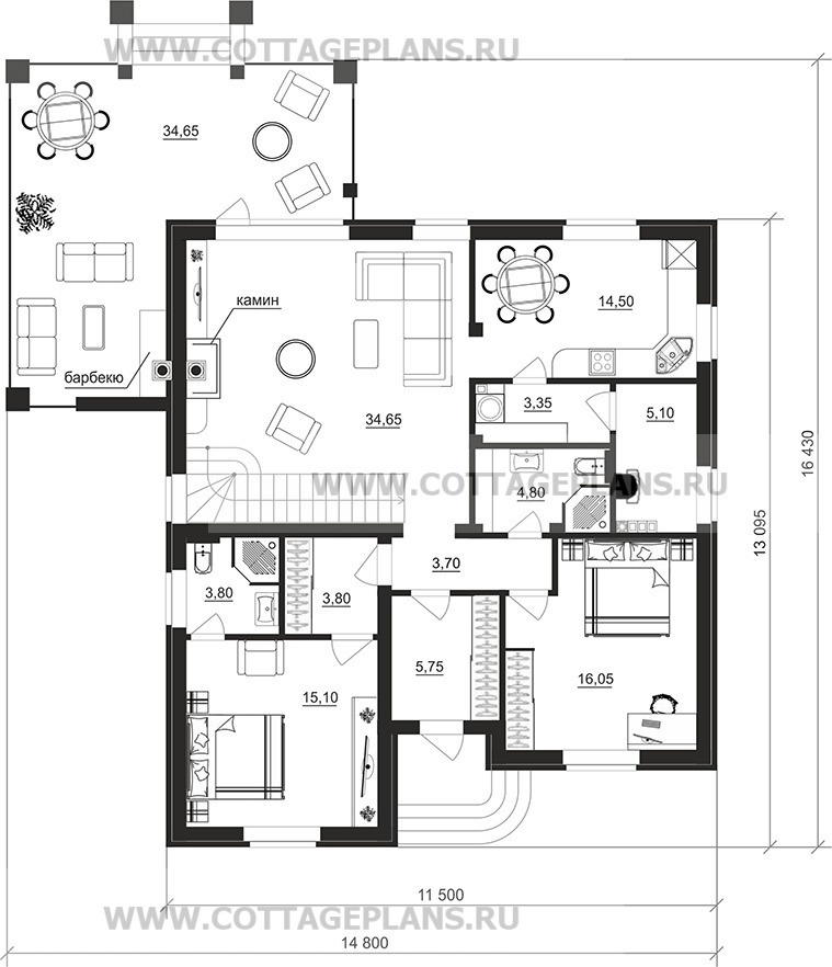 Поэтажные планы проект дома 106-30 общ. площадь 216,15 м2