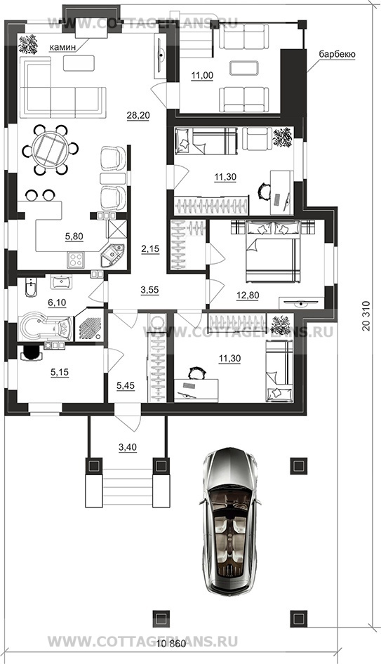 Поэтажные планы проект дома 900-21 общ. площадь 91,80 м2