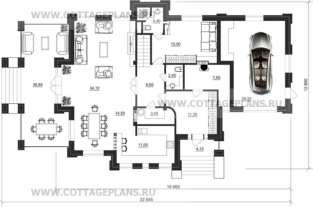 Поэтажные планы проект дома 200-88 общ. площадь 242,50 м2