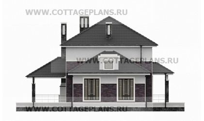 Фасады проект дома 29-27 общ. площадь 202,55 м2