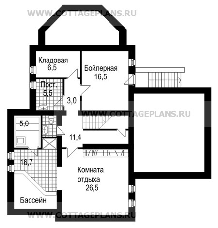 Поэтажные планы проект дома 30-15 общ. площадь 383,0м2