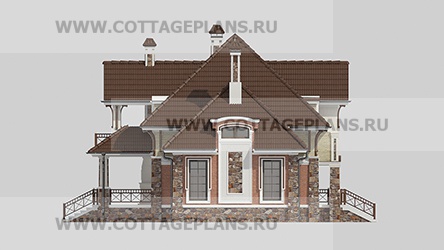 Фасады проект дома 76-81 общ. площадь 381,45 м2