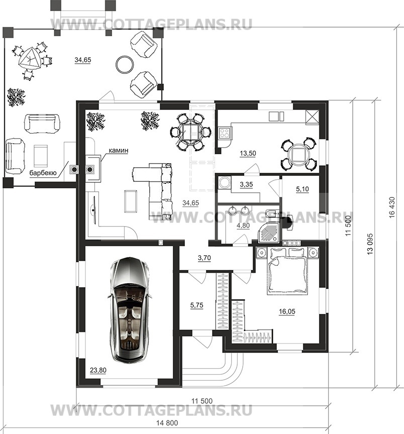Поэтажные планы проект дома 90-27 общ. площадь 109,40 м2
