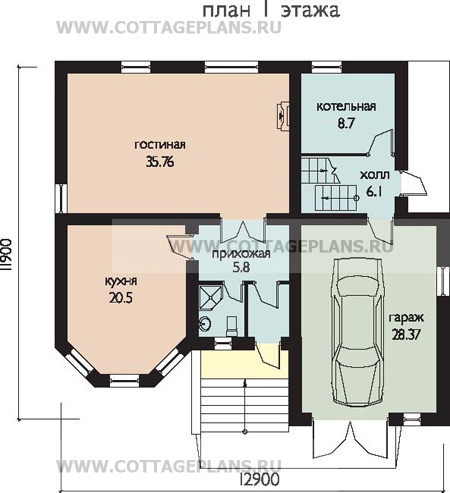 Поэтажные планы проект дома 80-05 общ. площадь 202,3м2