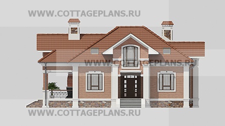 Фасады проект дома 75-93 общ. площадь 215,25 м2