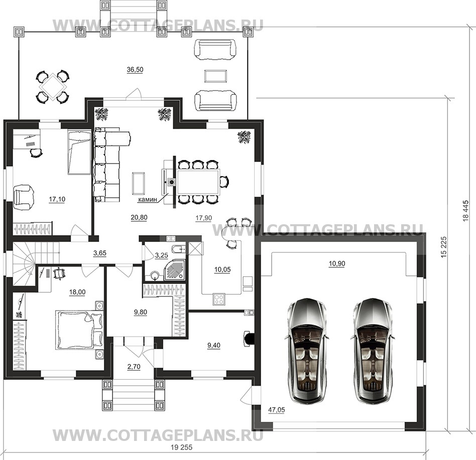 Поэтажные планы проект дома 77-93 общ. площадь 273,65 м2