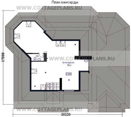 Поэтажные планы проект дома 47-69 общ. площадь 474,2 м2