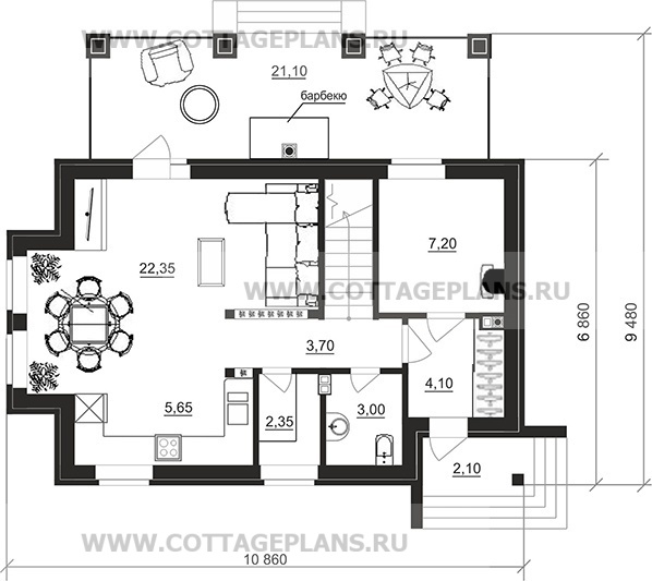 Поэтажные планы проект дома 95-88 общ. площадь 95,25 м2