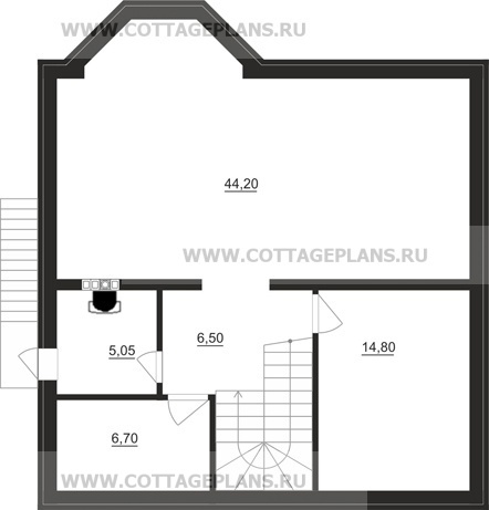 Поэтажные планы проект дома 14-20 общ. площадь 168,45 м2