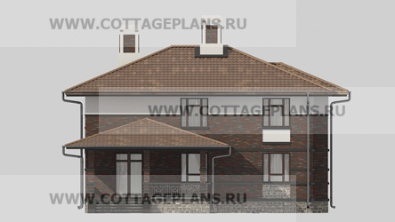 Фасады проект дома 17-09 общ. площадь 444,40 м2