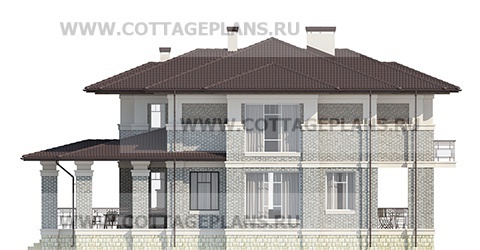 Фасады проект дома 103-11 общ. площадь 393,55 м2