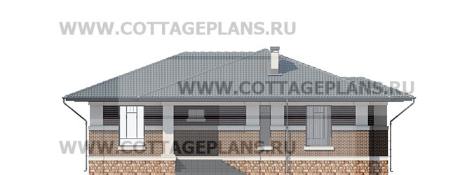 Фасады проект дома 91-53 общ. площадь 281,55 м2