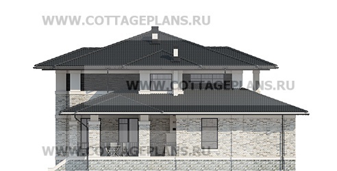 Фасады проект дома 102-02 общ. площадь 293,70 м2