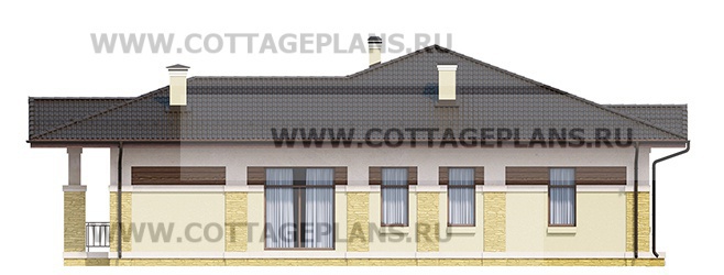 Фасады проект дома 900-17 общ. площадь 168,85 м2