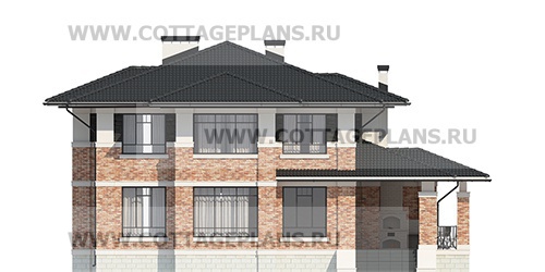 Фасады проект дома 202-06 общ. площадь 207,45 м2