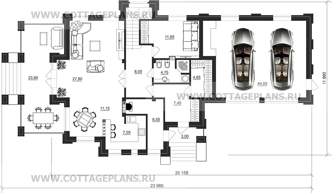 Поэтажные планы проект дома 100-81 общ. площадь 220,90 м2