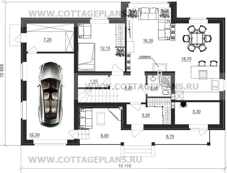 Поэтажные планы проект дома 87-34 общ. площадь 163,90 м2