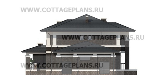 Фасады проект дома 104-02 общ. площадь 317,70 м2