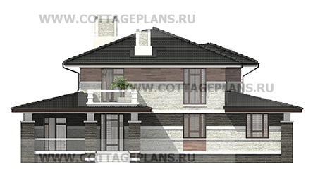 Фасады проект дома 200-59 общ. площадь 244,80 м2