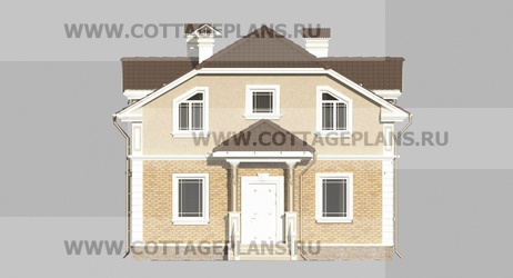 Фасады проект дома 21-59 общ. площадь 211,55 м2