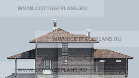 Фасады проект дома 13-14 общ. площадь 383,20 м2