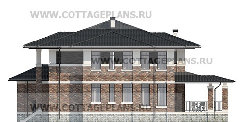 Фасады проект дома 101-92 общ. площадь 409,45 м2