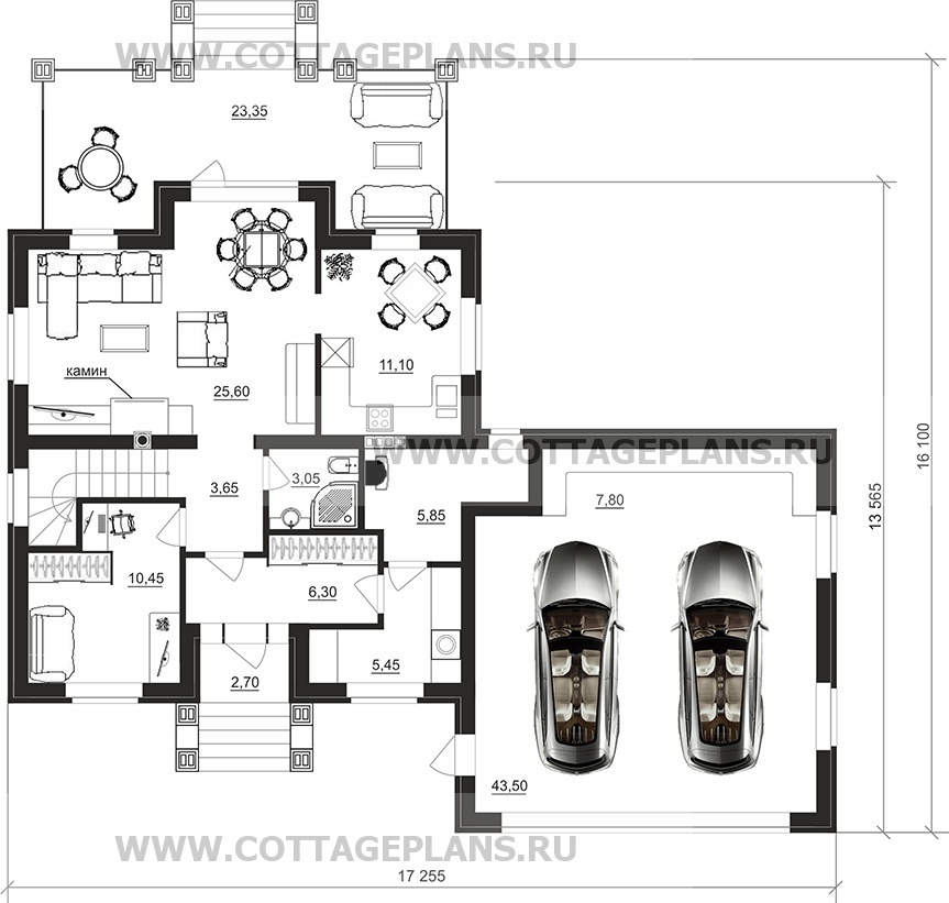 Поэтажные планы проект дома 200-11 общ. площадь 184,10 м2