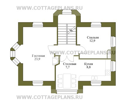 Поэтажные планы проект дома 31-33 общ. площадь 156,0м2