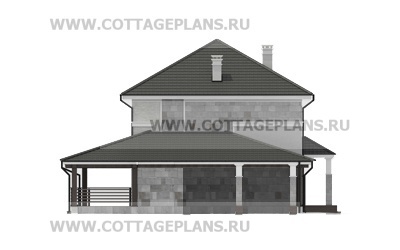 Фасады проект дома 202-29 общ. площадь 154,80 м2