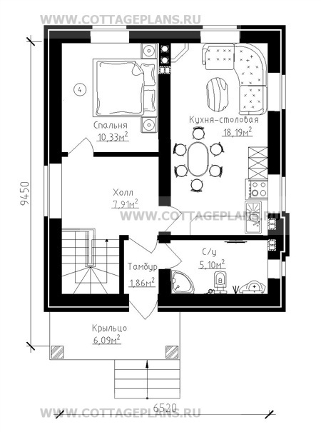 Поэтажные планы проект дома 88-72 общ. площадь 136,81 м2