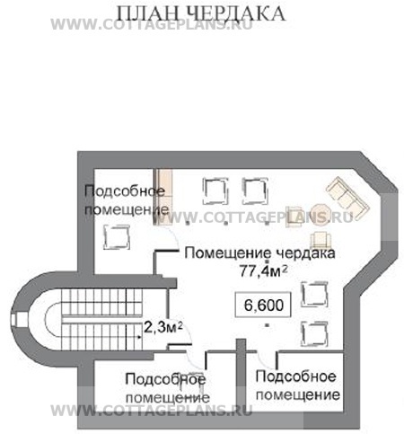Поэтажные планы проект дома 34-39 общ. площадь 297,8м2