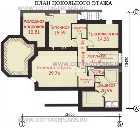 Поэтажные планы проект дома 47-75 общ. площадь 433,3 м2