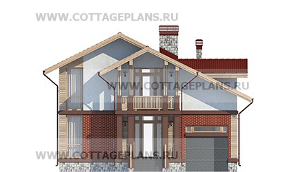 Фасады проект дома 76-47 общ. площадь 279,95 м2