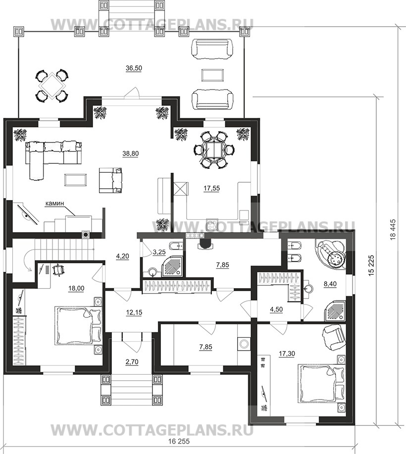 Поэтажные планы проект дома 77-87 общ. площадь 248,50 м2