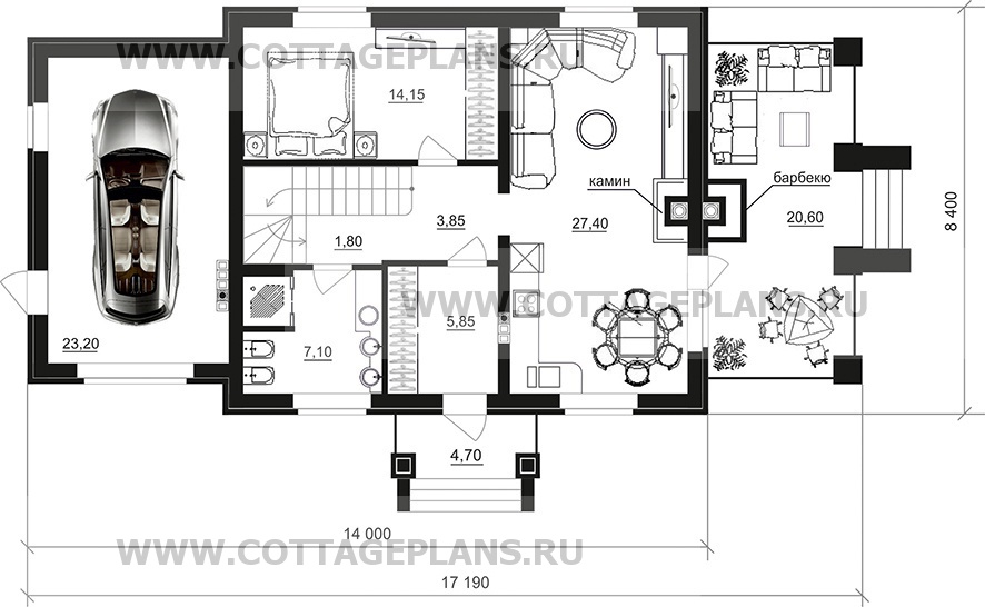 Поэтажные планы проект дома 76-34 общ. площадь 220,00 м2