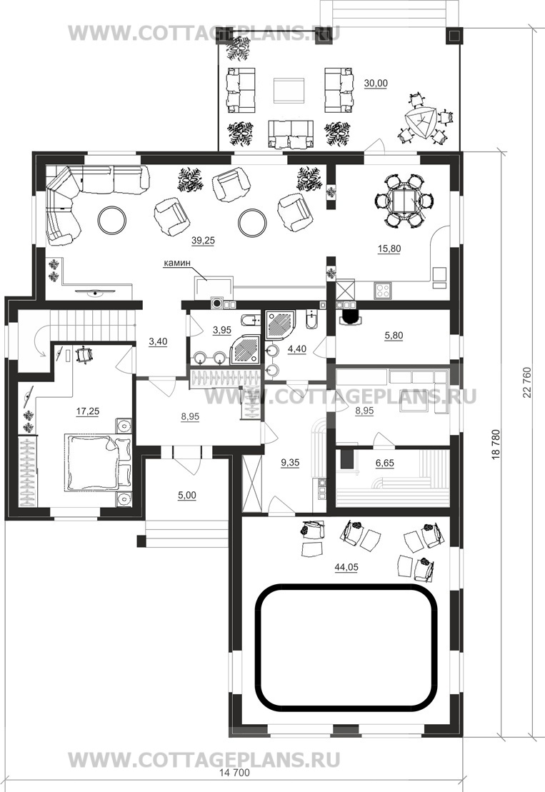 Поэтажные планы проект дома 13-70 общ. площадь 285,00 м2