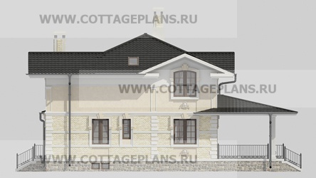 Фасады проект дома 24-58 общ. площадь 391,30 м2