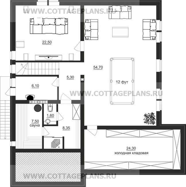 Поэтажные планы проект дома 20-80 общ. площадь 337,30 м2