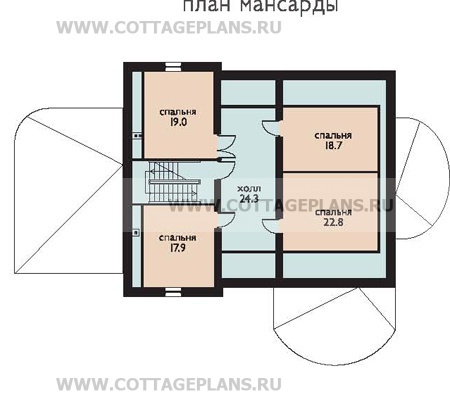 Поэтажные планы проект дома 50-74 общ. площадь 650,0м2