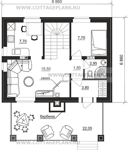 Поэтажные планы проект дома 71-20 общ. площадь 141,90 м2