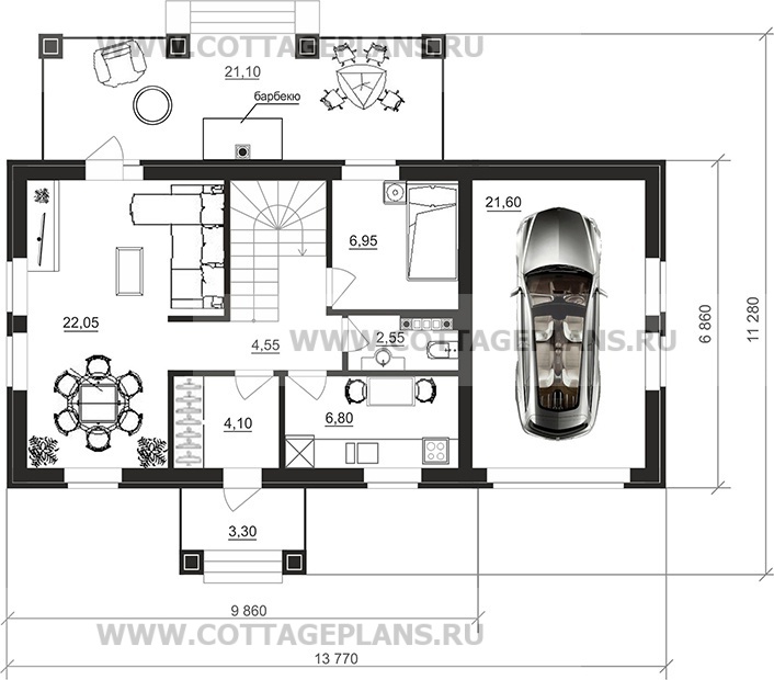 Поэтажные планы проект дома 76-86 общ. площадь 165,45 м2