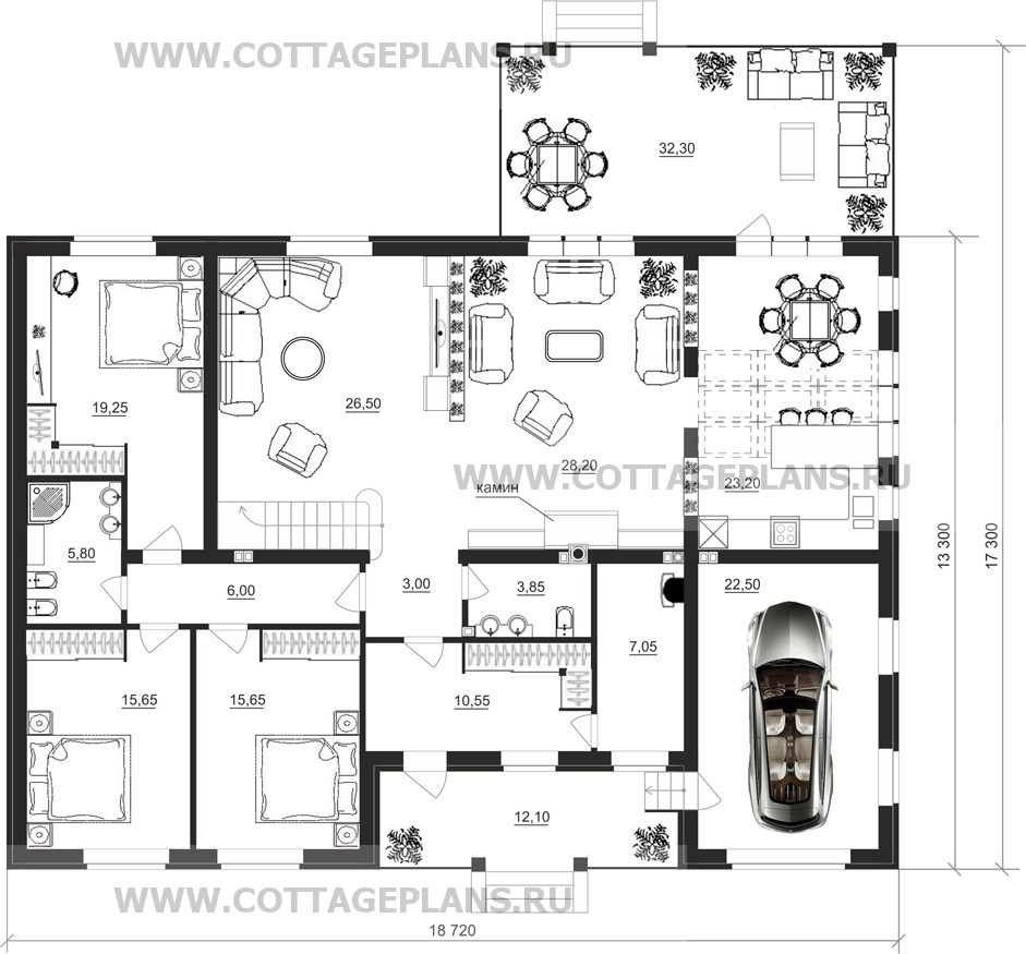 Поэтажные планы проект дома 29-31 общ. площадь 287,35 м2