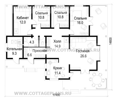 Поэтажные планы проект дома 19-12 общ. площадь 154,5 м2