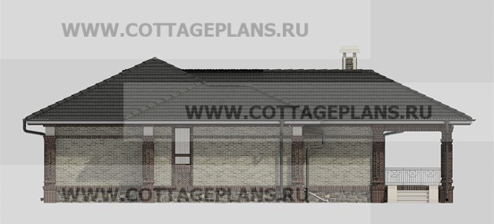 Фасады проект дома 24-46 общ. площадь 421,25 м2