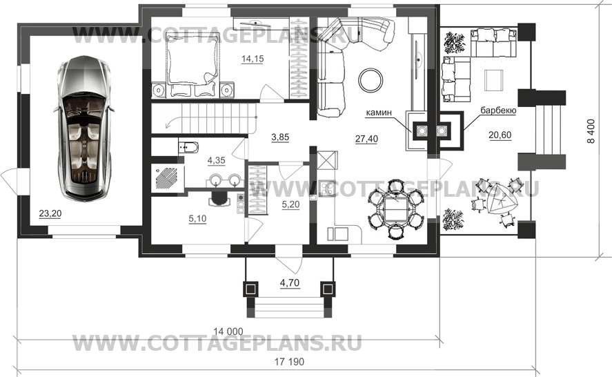 Поэтажные планы проект дома 92-34 общ. площадь 141,20 м2
