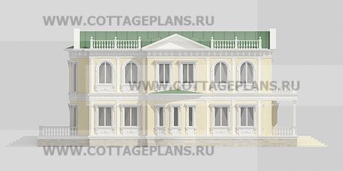 Фасады проект дома 75-84 общ. площадь 399,70 м2