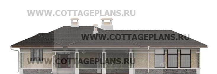 Фасады проект дома 23-42 общ. площадь 186,05 м2