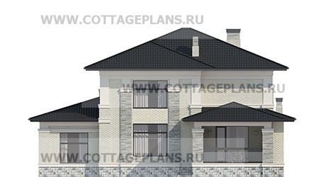 Фасады проект дома 104-95 общ. площадь 244,35 м2